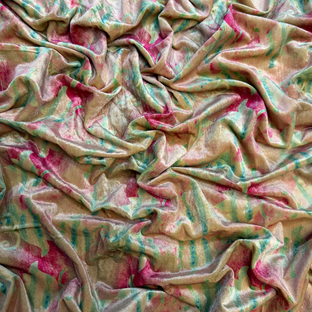 Velvet Digital Print Fabrics