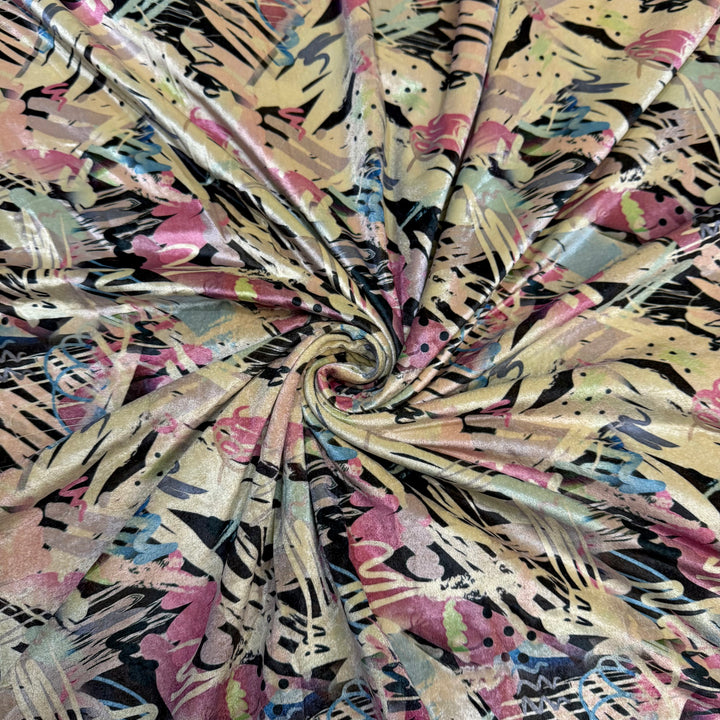 Velvet Digital Print Fabrics