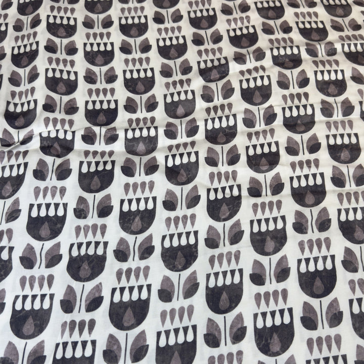 Elegant Modal Satin Digital Print Fabric 5 – Soft Luxury Designer Fabric - 001416-S16