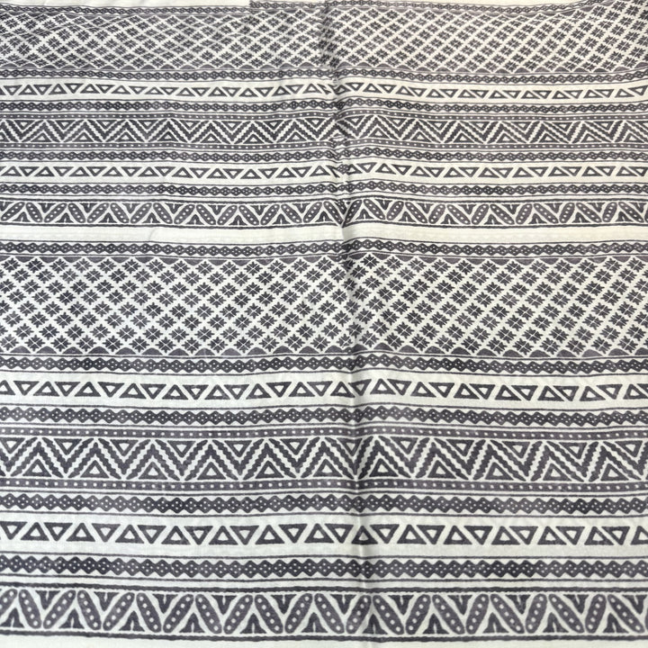 Elegant Modal Satin Digital Print Fabric 5 – Soft Luxury Designer Fabric - 001416-S17