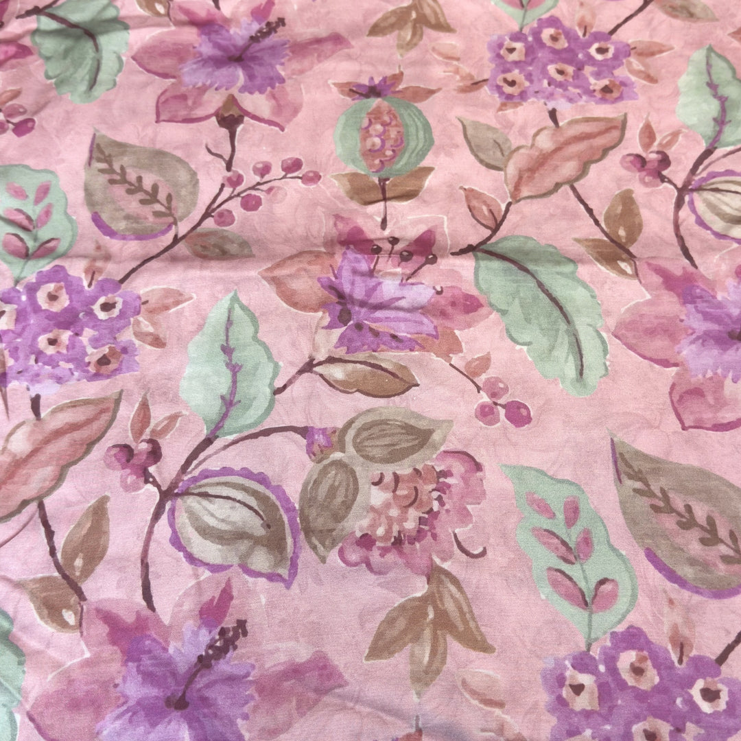 Elegant Modal Satin Digital Print Fabric 5 – Soft Luxury Designer Fabric - 001416-S20