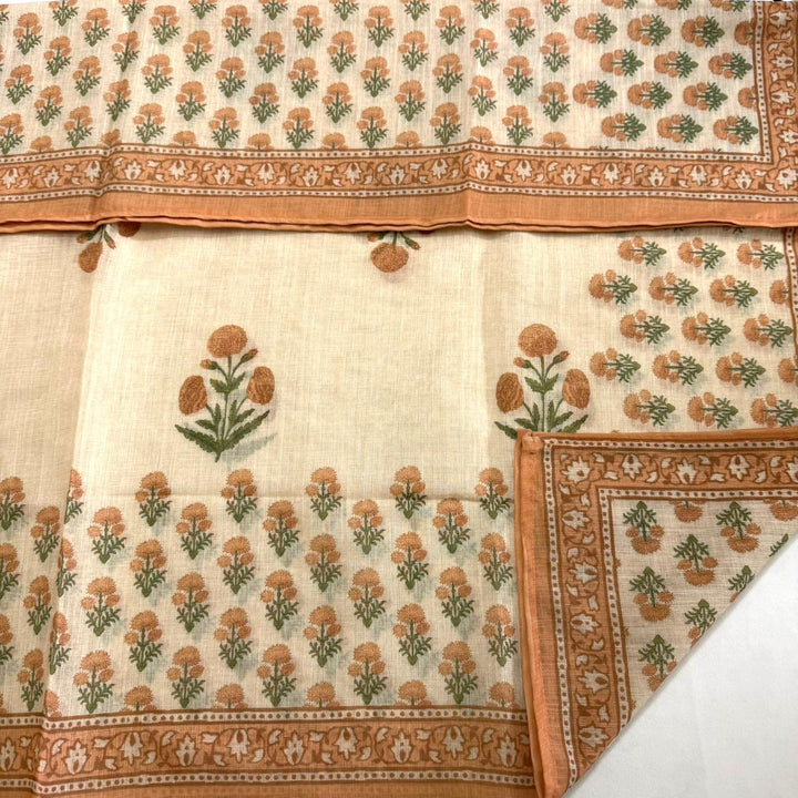 PREMIUM PRINTED LINEN UNSTITCHED SUIT- DO4027-04