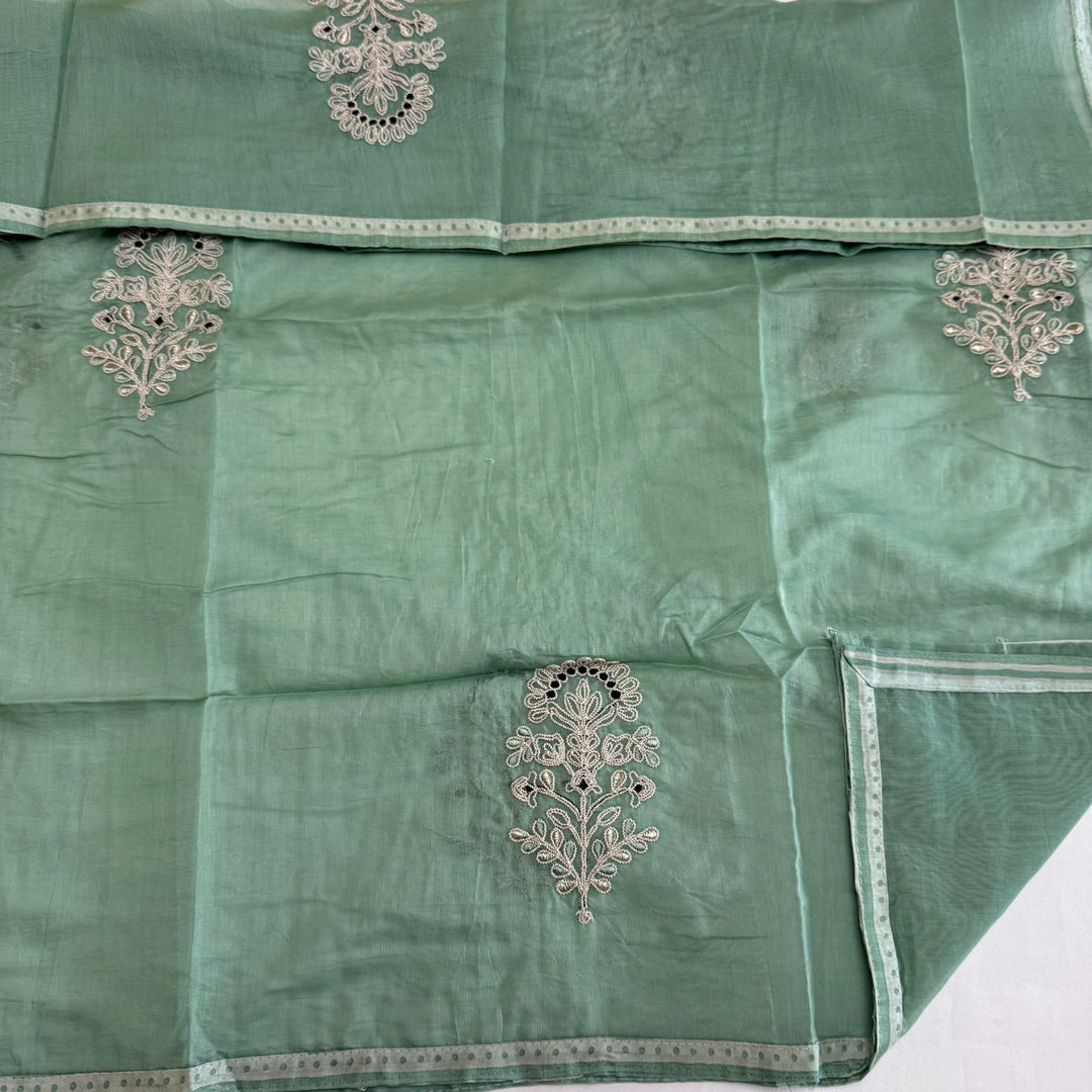 Premium Printed Muslin Patch Work Unstitched Suit Set NRK8597-2