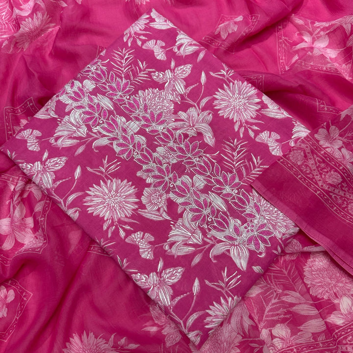 Premium Printed Cotton Unstitched Suit Set PSC057-01