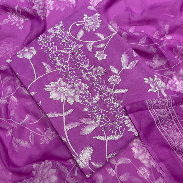 Premium Printed Cotton Unstitched Suit Set PSC057-05