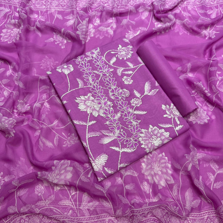 Premium Printed Cotton Unstitched Suit Set PSC057-05