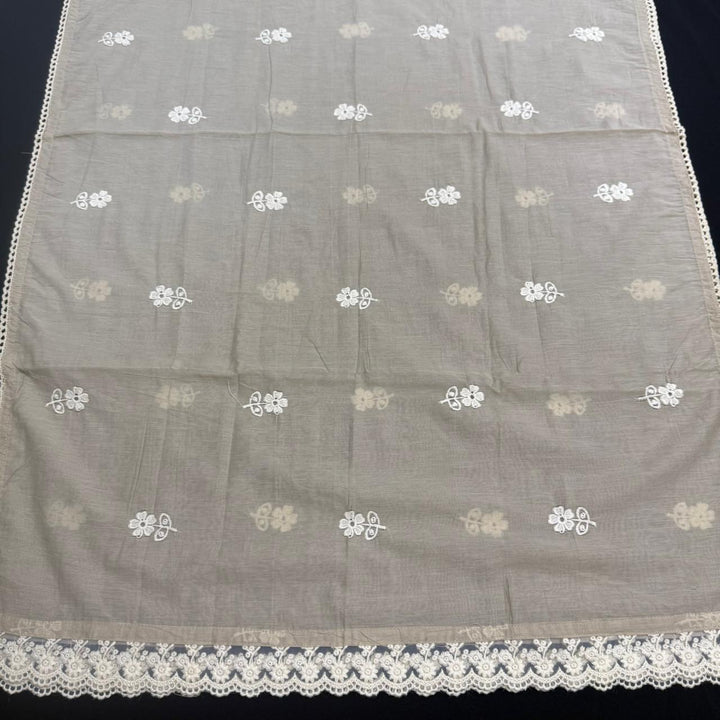 Elegant Linen Floral Print Unstitched Suit Set NT6684-2