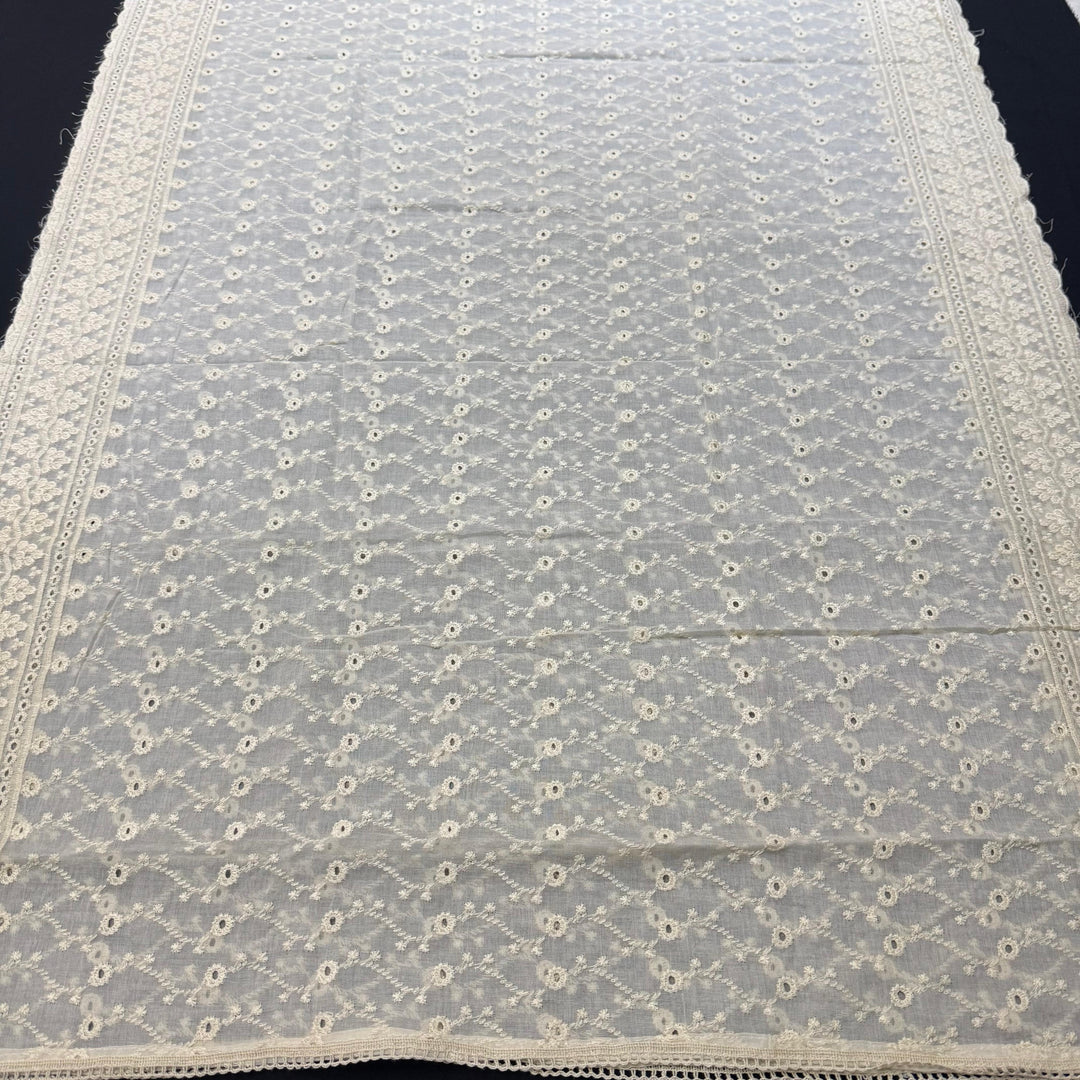 Premium Jaipuri Cotton Thread Work Unstitched Suit Set DL2769C-2