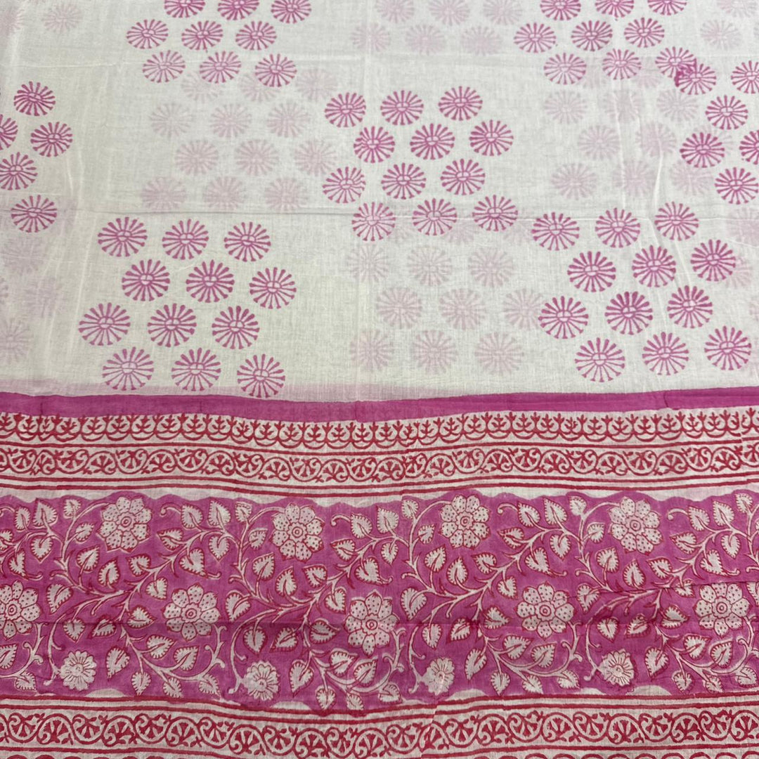 Beautiful Pure Cotton Printed Unstitched Suit Set – Elegant Everyday Ethnic Wear S10001-E