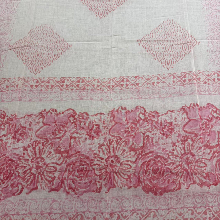 Beautiful Pure Cotton Printed Unstitched Suit Set – Elegant Everyday Ethnic Wear S10001-B