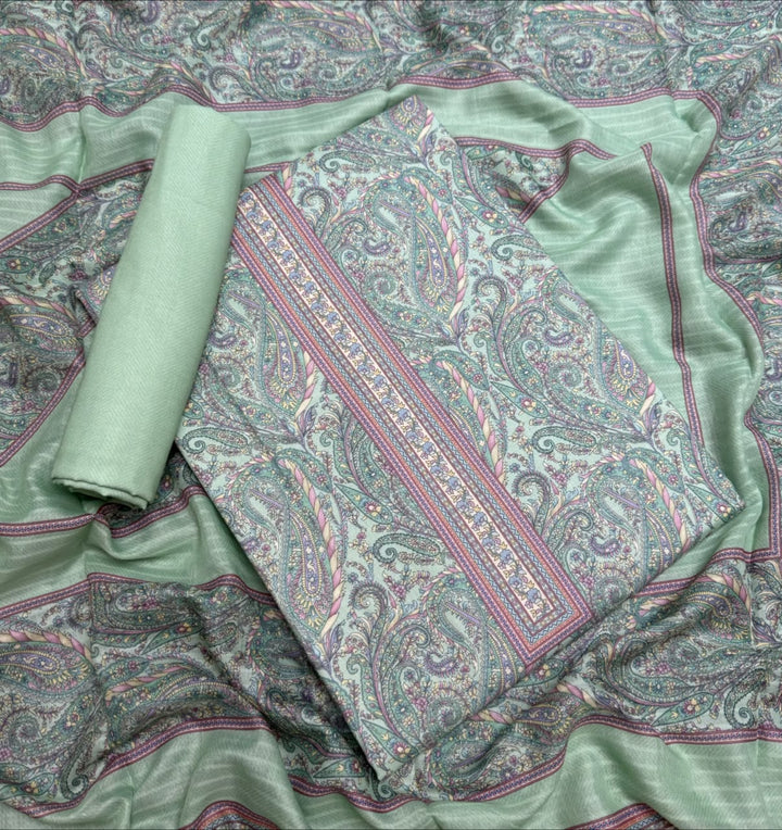 Printed Cotton Unstitched Suit Set – Elegant Everyday Ethnic Wear RT2009D-04