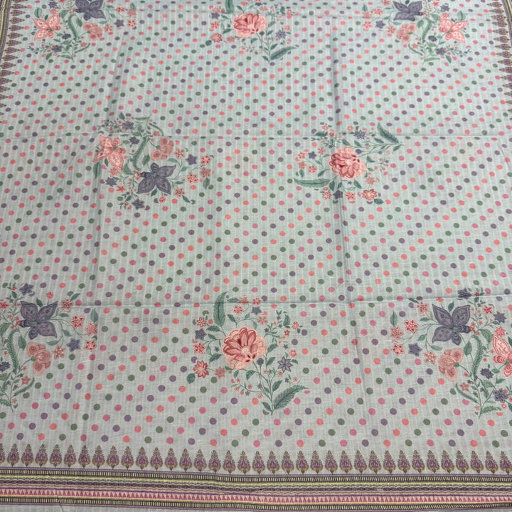 Printed Cotton Unstitched Suit Set – Elegant Everyday Ethnic Wear RT2000D-01