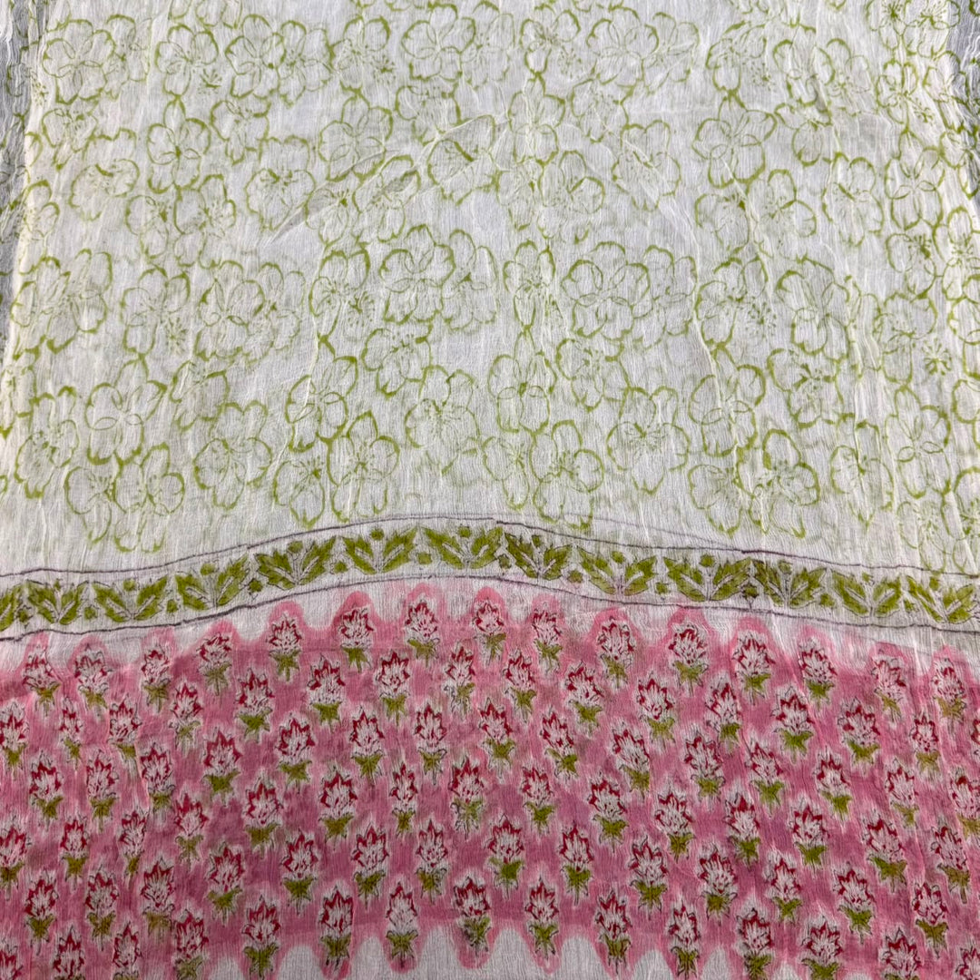 Jaipuri Printed Cotton Unstitched Suit Set - SW1201 - 1D