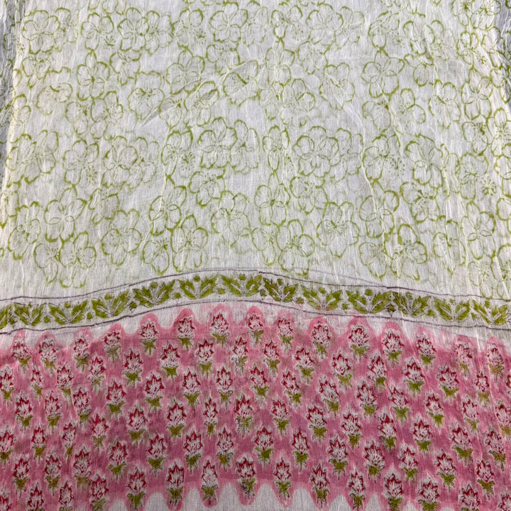 Jaipuri Printed Cotton Unstitched Suit Set - SW1201 - 1D