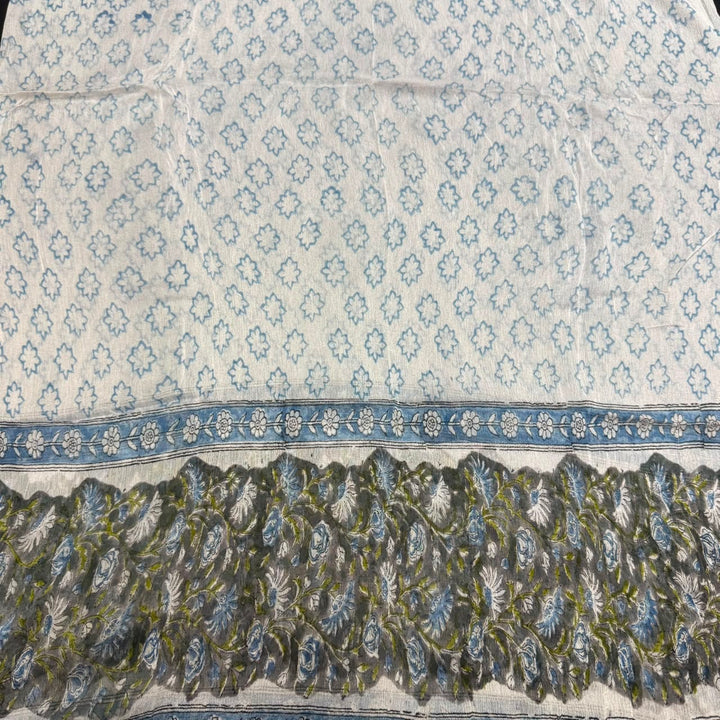 Jaipuri Printed Cotton Unstitched Suit Set - SW1201 - 1B