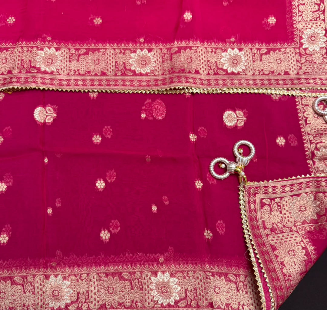 Premium Chanderi Unstitched Suit Set - RC5225 -03