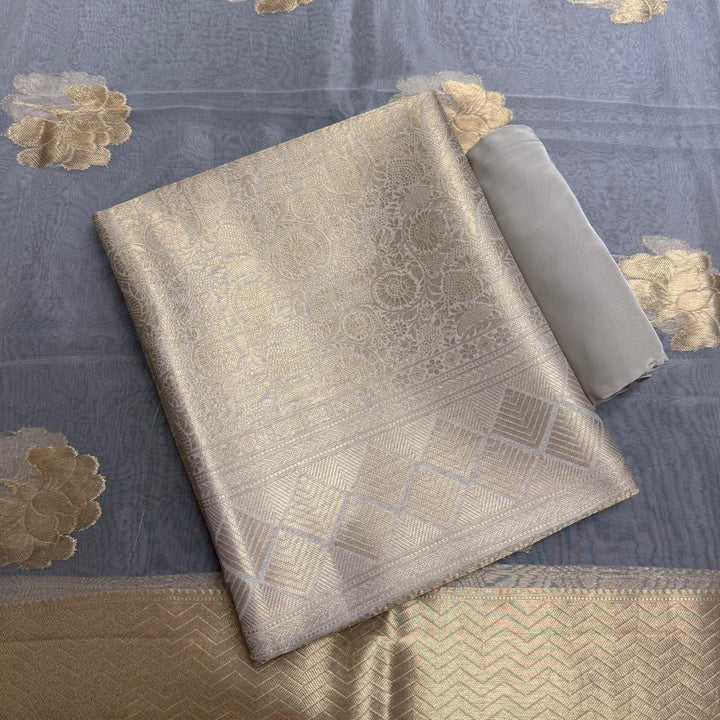 Premium Designer Brocade Unstitched Suit Set-ECE771-02