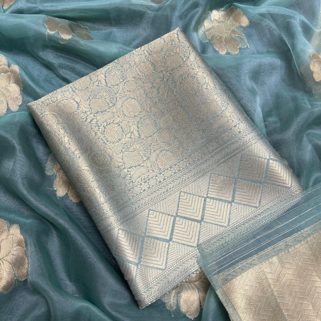 Premium Designer Brocade Unstitched Suit Set-ECE771-04