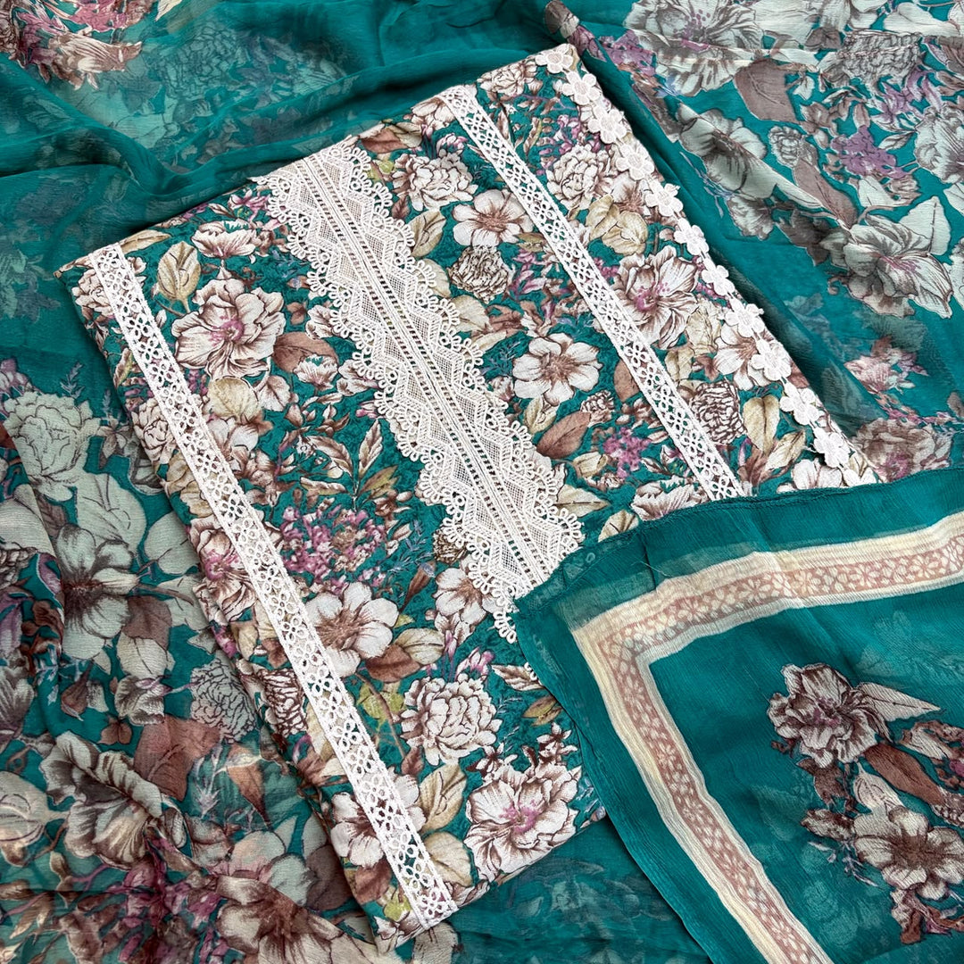 Premium Modal Cotton Unstitched Suit Set-DL3548B-01