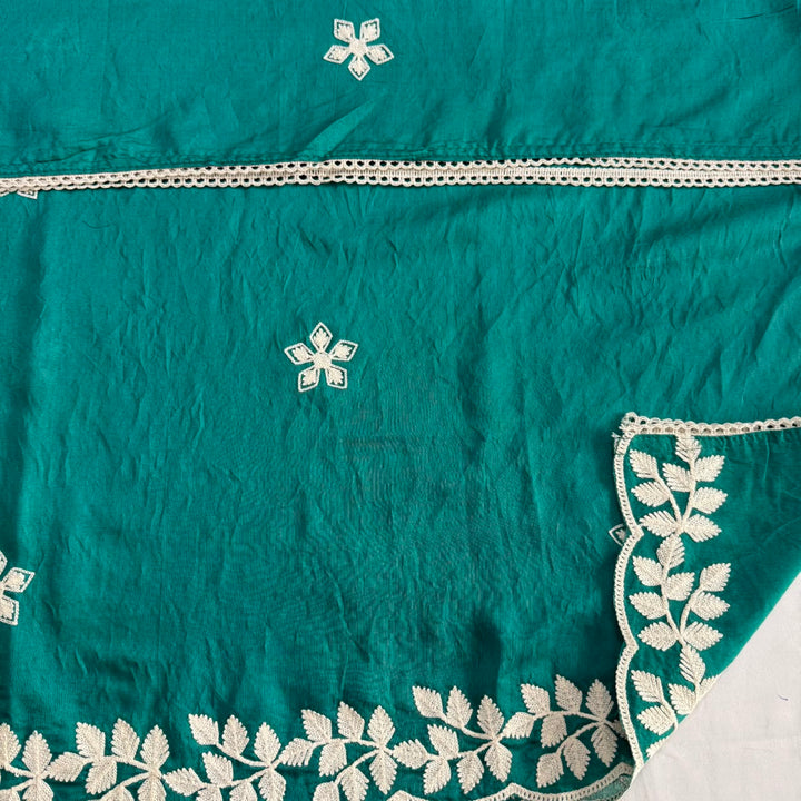 Premium Modal Cotton Thread Embroidered Unstitched Suit Set - BRK151-A3