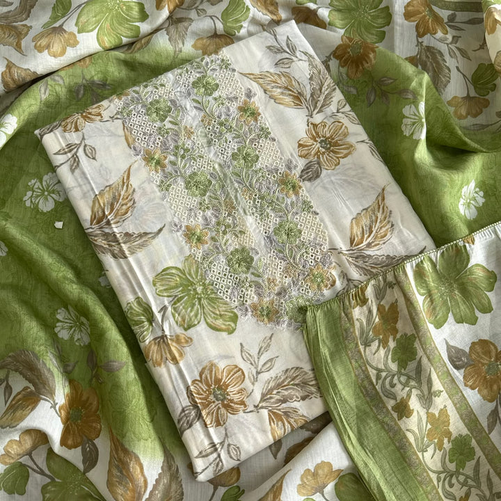 Premium Modal Silk Unstitched Suit Set-PS4403-4