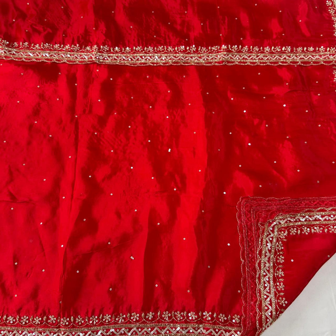 Premium Chinon Crepe Unstitched Suit Set-AC0000-B