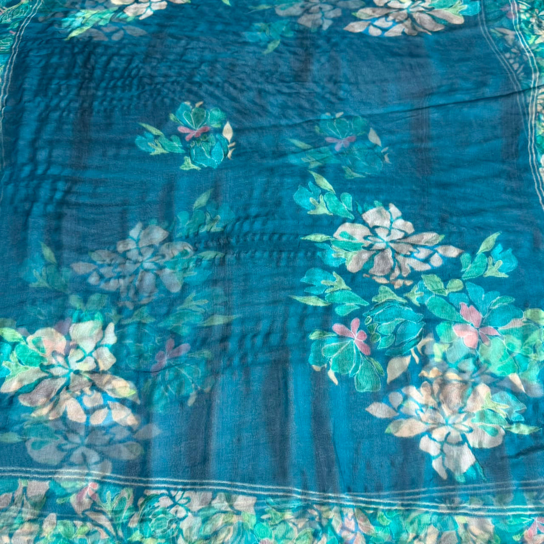Premium Cotton Floral Print Unstitched Suit Set-PSC034-2