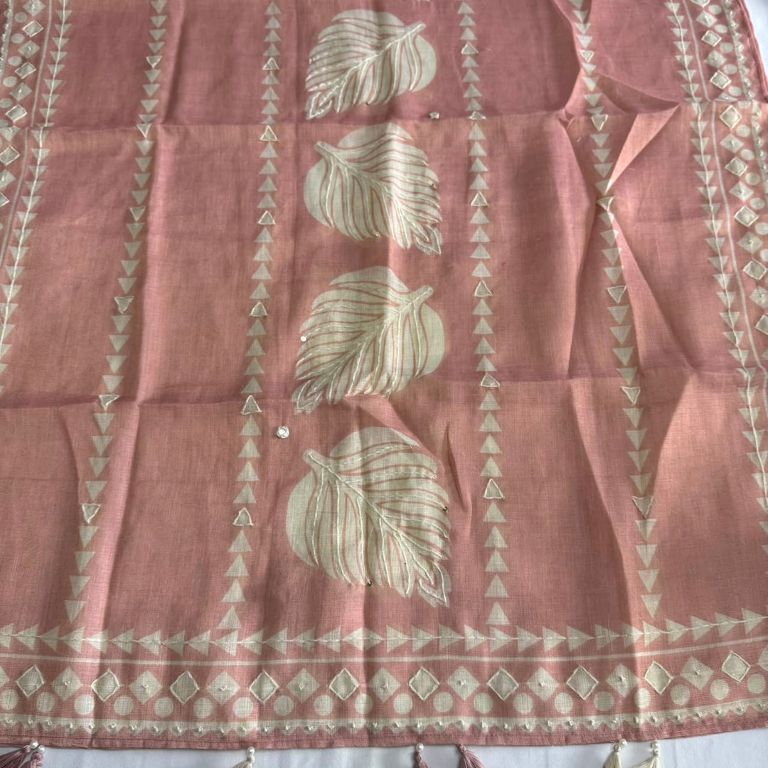 Premium Shimmer Cotton Printed Unstitched Suit Set-FM1727-A