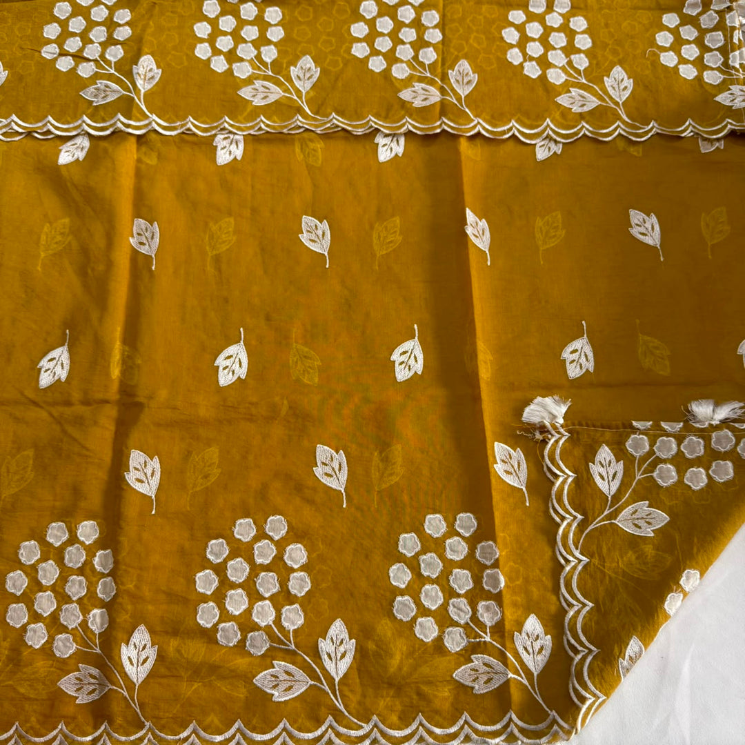 Premium Mal Chanderi Unstiched Suit Set-LF1201-E