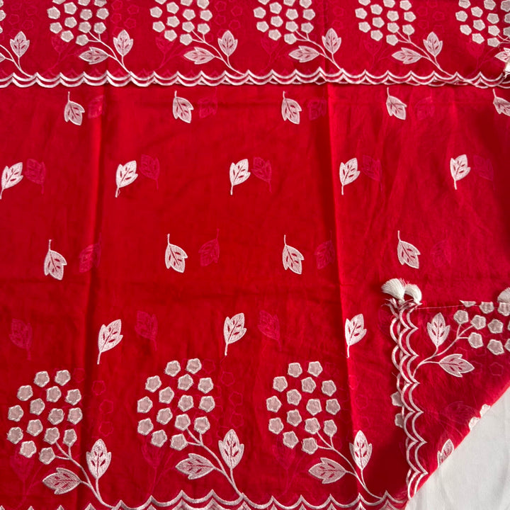 Premium Mal Chanderi Unstiched Suit Set-LF1201-D