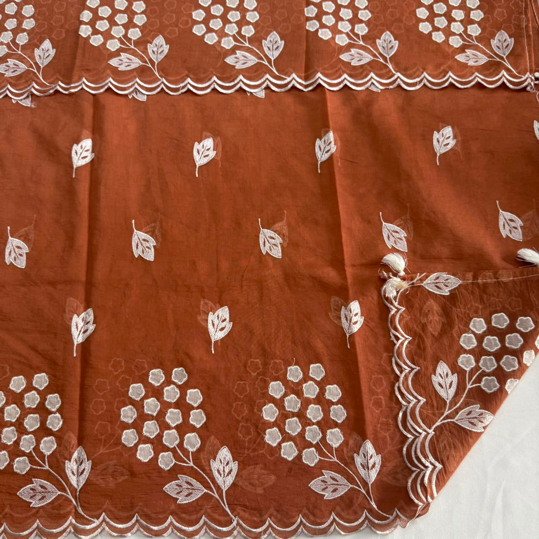 Premium Mal Chanderi Unstiched Suit Set-LF1201-F