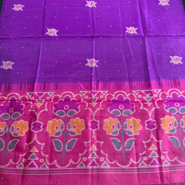 Designer Tigi Silk Unstitched Suit Set Featuring Intricate Zardozi-Style Work - NS0755-B