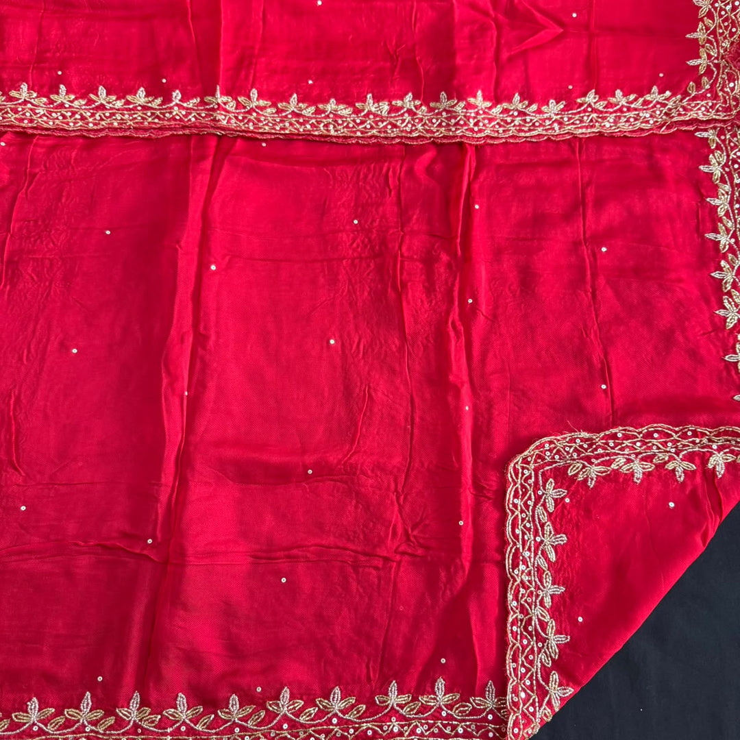 Premium Upada Silk Unstitched Suit Set | HA2323-4