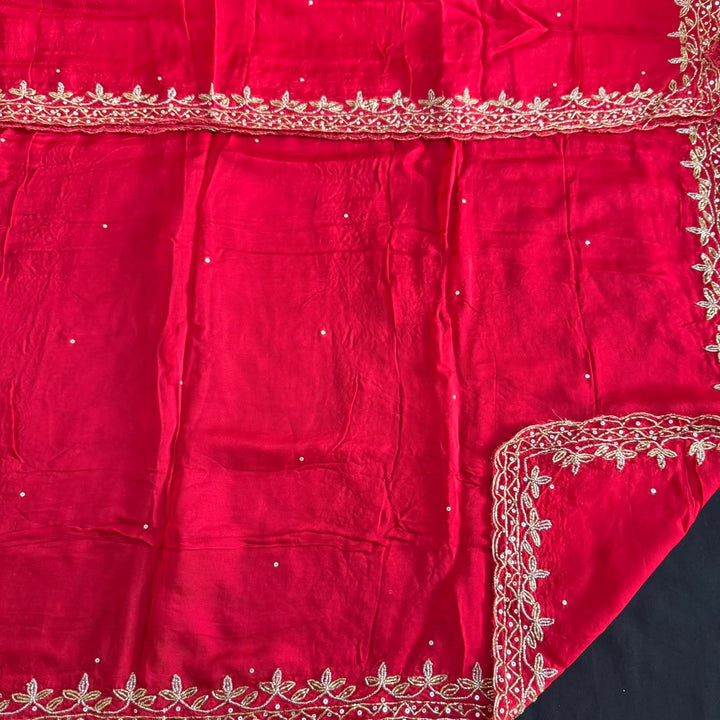 Premium Upada Silk Unstitched Suit Set | HA2323-4