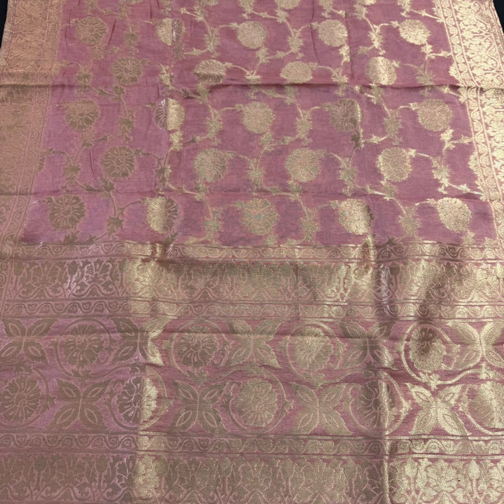 Premium Silk Chanderi Unstitched Suit Set-BR1405-2