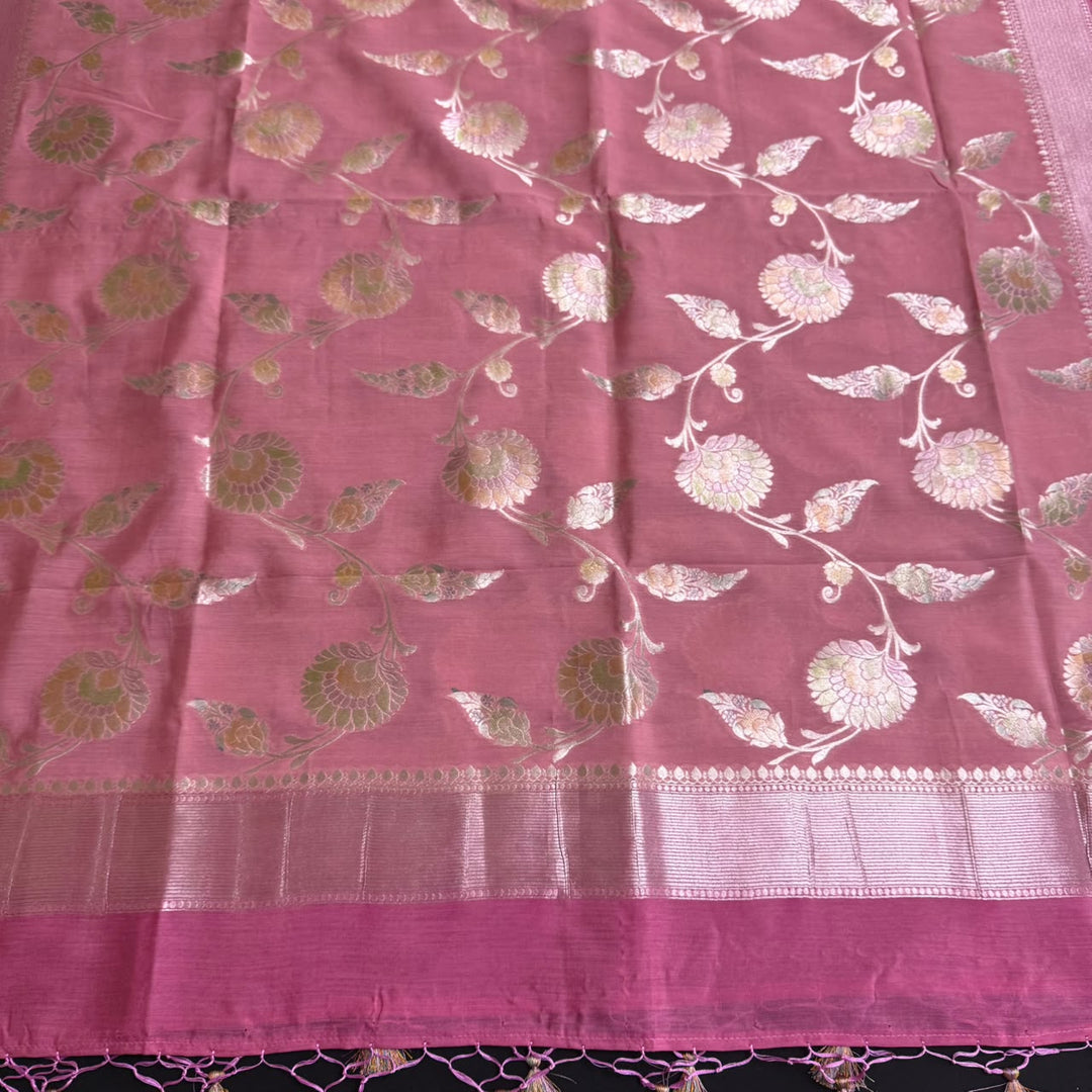 Premium Pure Muga Silk Unstitched Suit Set-HC1001-A1