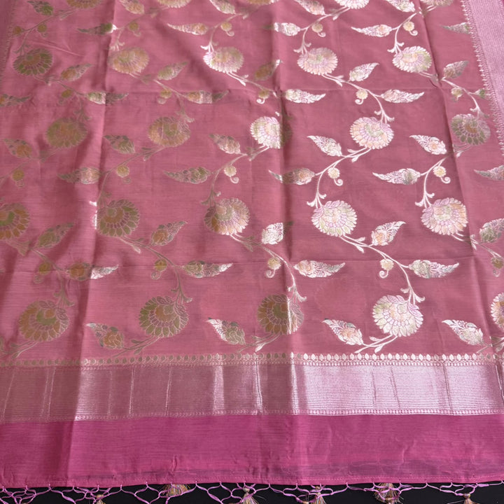 Premium Pure Muga Silk Unstitched Suit Set-HC1001-A1