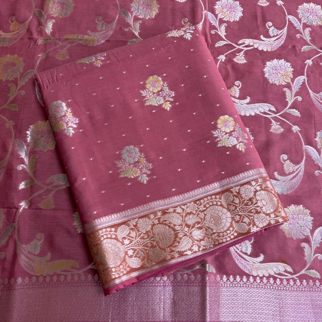 Premium Pure Muga Silk Unstitched Suit Set-HC1001-A3