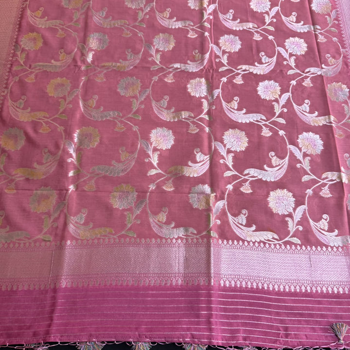 Premium Pure Muga Silk Unstitched Suit Set-HC1001-A3