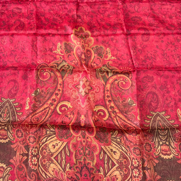Premium Gajji Silk Printed Unstitched Suit Set | GT1950-3