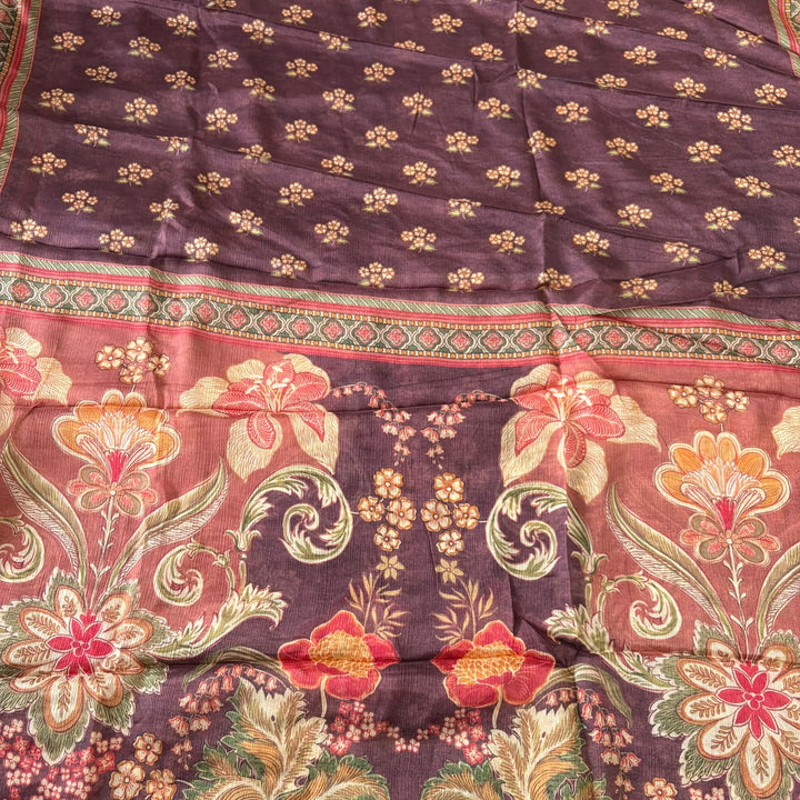 Premium Gajji Silk Printed Unstitched Suit Set | GT1950-9