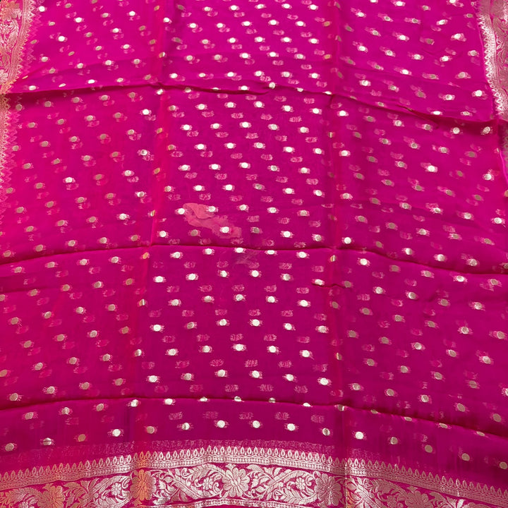 Premium Tanchui Banarasi Weave Unstitched Suit Set-HGT2476-A1